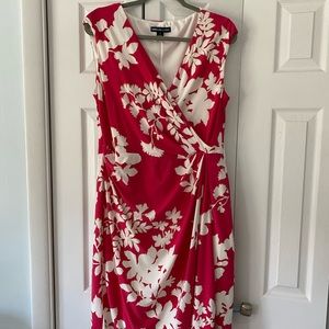 Summer dress in pink and white 16